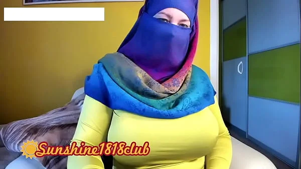 Middle East Hijab Muslim Arabic girl with big tits on cam recording November 2nd