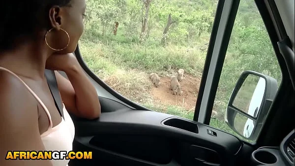 Safari Trip With My Ebony Babe Makes Her Horny And Eager To Suck My Cock And Swallow While I Watch The Wilderness