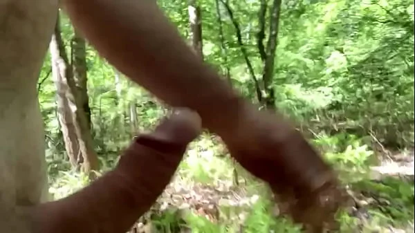 Hiking with a hard dick