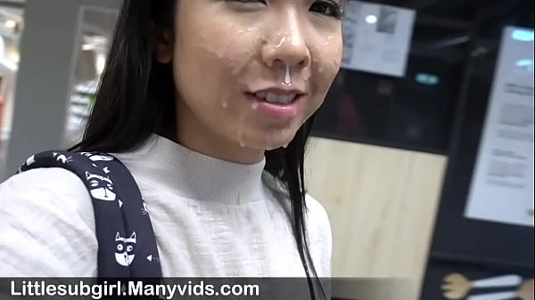 Cum Walk in Busy Store!