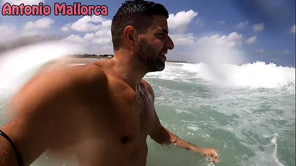 Having Fun With Hot Italian Girl In A Nude Beach