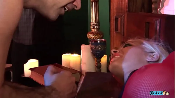 Priest stops a girl from confessing by drilling her pierced pussy