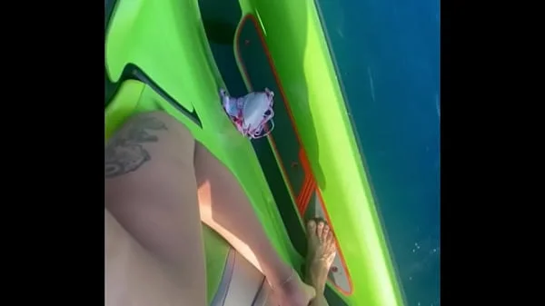 incredible fucking of my Brazilian friend on the jet ski Chris Diamond