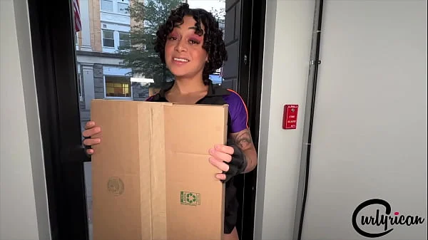 Fed Ex Girl Delivers some Tight Latina Ass & Pussy