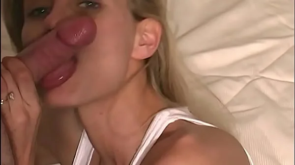 Blonde housewife loves sucking dick and getting cum facials! Sexy amateur legend Mindy from yummymama