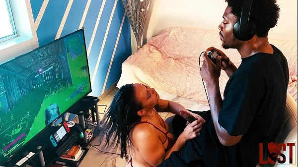 Fucknite Carmela Clutch Gets Stretched While She interrupts Stretch3x  as he  Plays Fortnite Morelust Role Play Preview