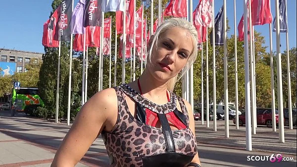 GERMAN SCOUT - CATCH PORNSTAR BLANCHE BRADBURRY AT EVENT IN BERLIN AND TALK TO FUCK