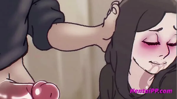 Soft Uncensored Animation▸ Teen Brunette Hardcore Blowjob