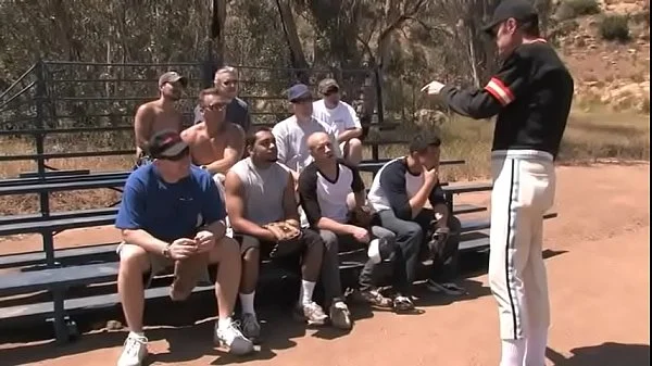 A baseball team full of sluts uses their bodies to distract the opponent