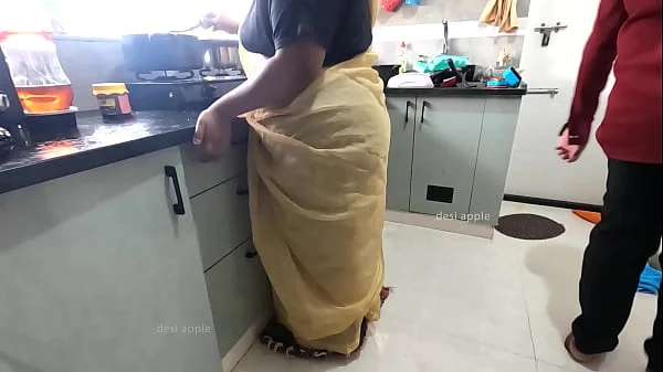 Tamil maid got fucked in kitchen