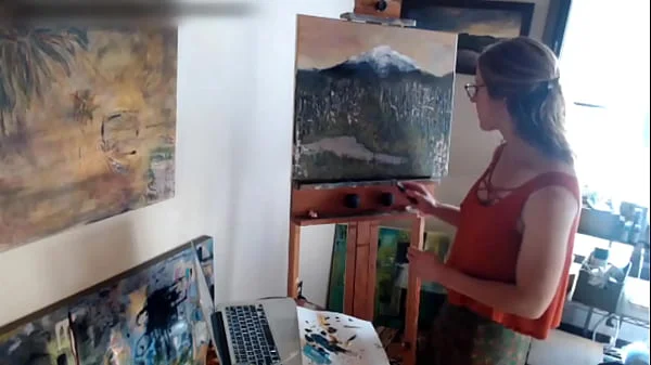 Twitch Streamer Flashing Boobs while Painting Art OH BOY!!!