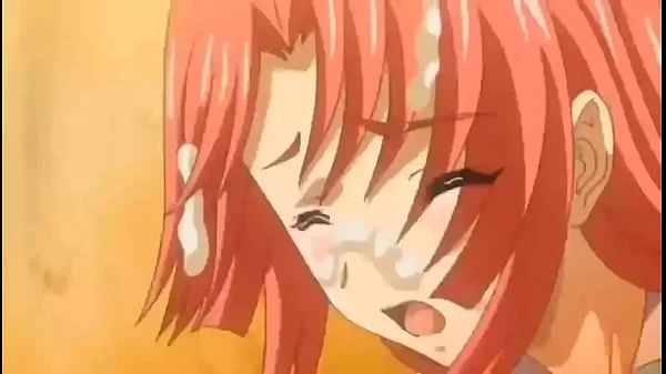 Hentai redhead gets gangbanged