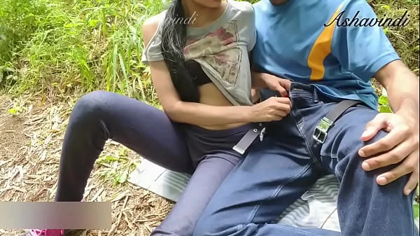 Her Juicy Pussy made me Cum in a Public Park. Ashavindi