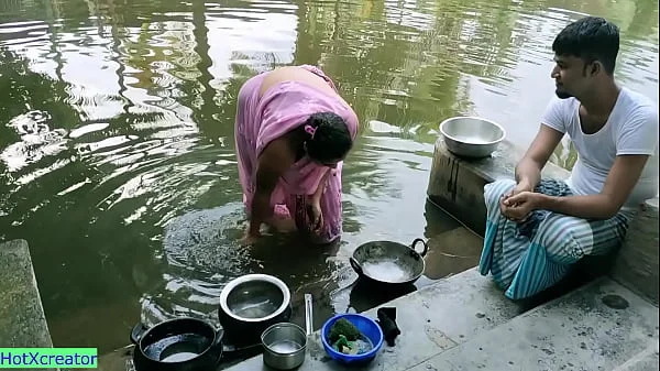 Hot Boudi Fucking at Outside!! Please Don't tell my Husband!!