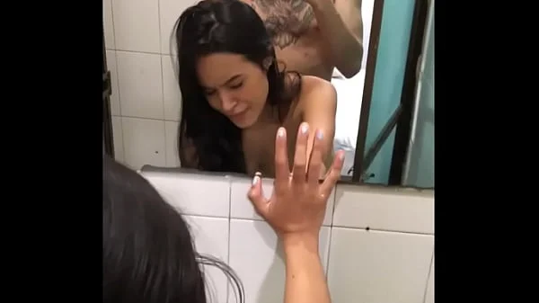 He fucks my tight ass in the bathroom