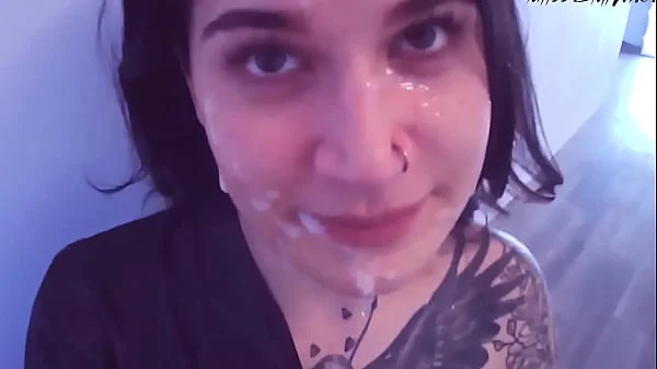 CUM IN MOUTH AND CUM ON FACE COMPILATION TATTOOSLUTWIFE- CHAPTER 3