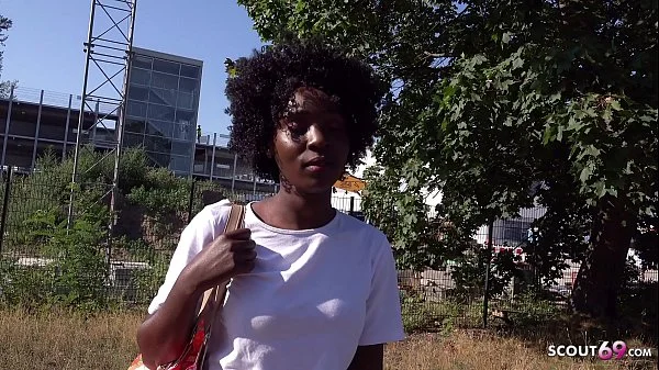 GERMAN SCOUT - BLACK EBONY MILF ZAAWAADI REAL PUBLIC PICKUP SEX FOR CASH IN BERLIN