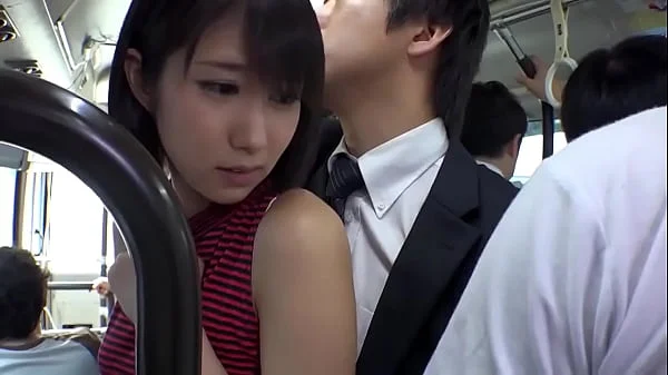 Horny beautiful japanese fucked on bus.