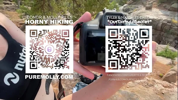 Hiking turns Naughty with Molly Pills and Haighlee Dallas - Horny Hiking - POV 4K