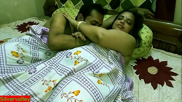 Indian hot xxx Innocent Bhabhi 2nd time sex with husband friend!! Please don't cum inside!