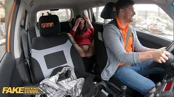 FakeDrivingSchool Learner Nataly Gold Isn’t Wearing Any Panties